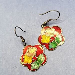 Enamel Earrings